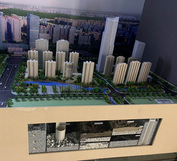 海宁县建筑模型